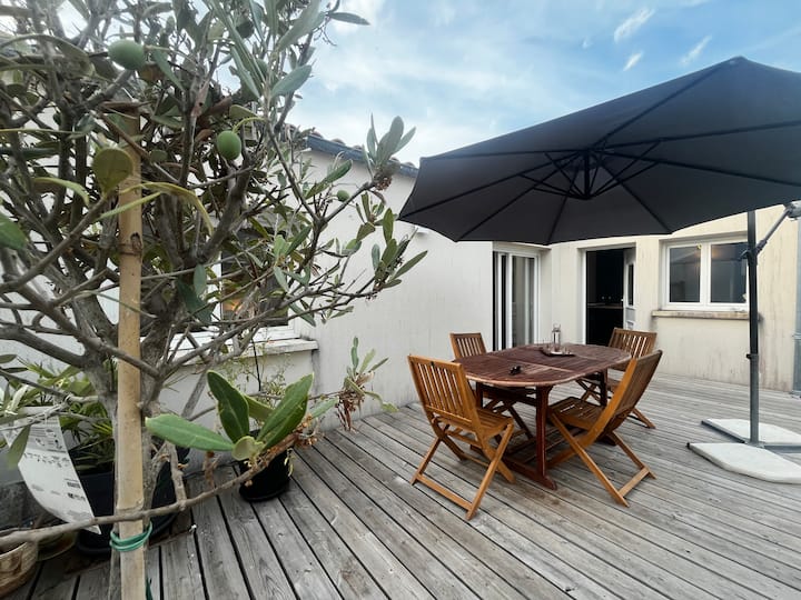 Cosy & Iodé.
Agréable Petite Maison Avec Jardin. - Châtelaillon-Plage
