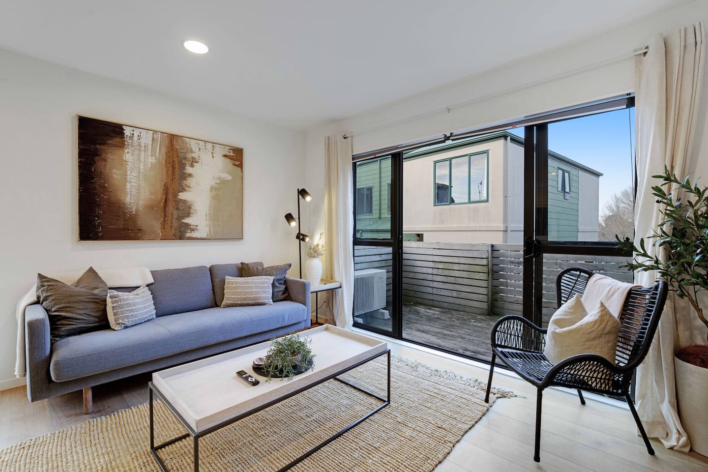 Vibrant Family 2BR Townhouse with Air-Con and Deck