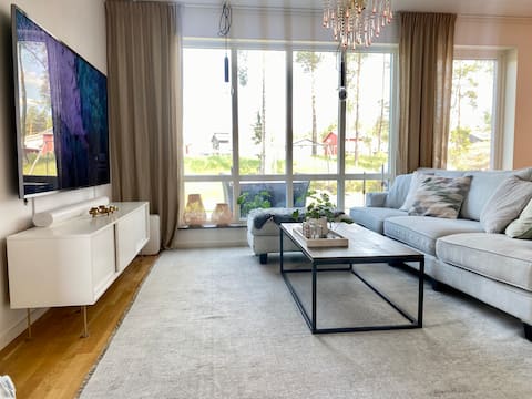 Modern villa 30 minutes from central Stockholm