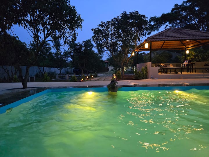 Peony By Dhiya |Private Pool Villa Near Whitefield - Malur