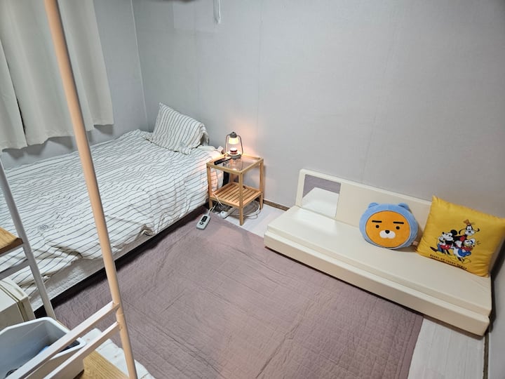 개별욕실/남포동 부산역 가성비 숙소 싱글침대2 - Busan