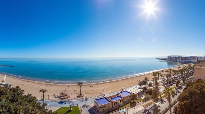 Apartamento 1ª Línea Playa Postiguet Alicante - Alicante