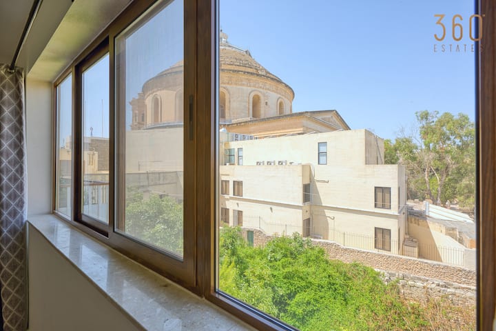 Fully Equipped 3br Mosta Home, Rotunda View W/wifi - Malte