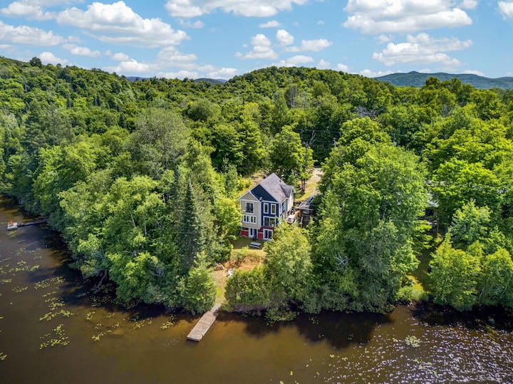 Chalet Du Soleil | Bord De Leau & Spa - Laurentides