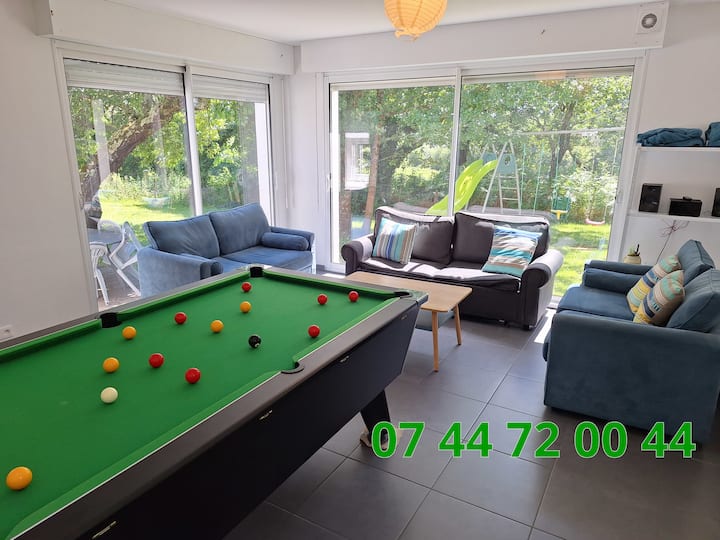 Maison Au Calme Proche Mer : 8 Adultes + 2 Enfants - Baden