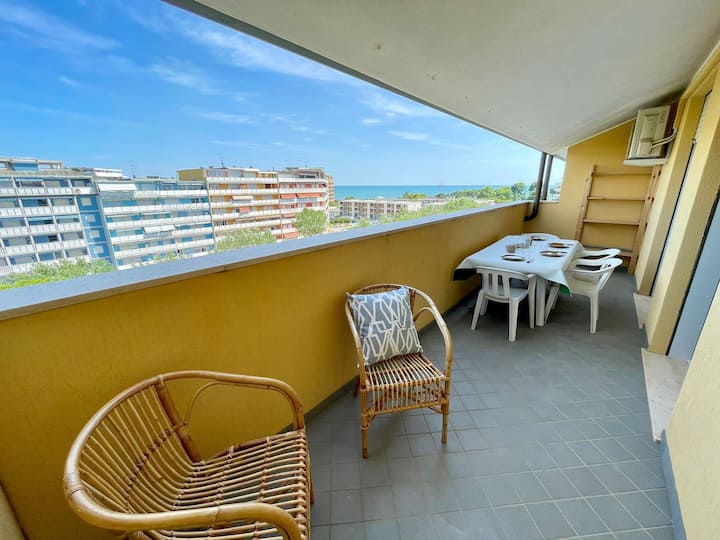 Appartement Avec Vue Sur La Mer Et Belle Terrasse - Caorle