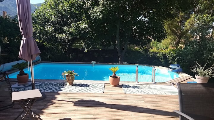 Chambres D'hôtes, Côté Jardin : Chambre Ficus - Nyons