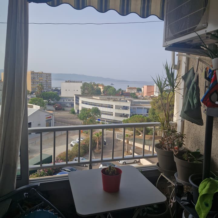 Belle Vue Mer, 5mn  Des Plages, 15 Mn Aéroport, - Ajaccio
