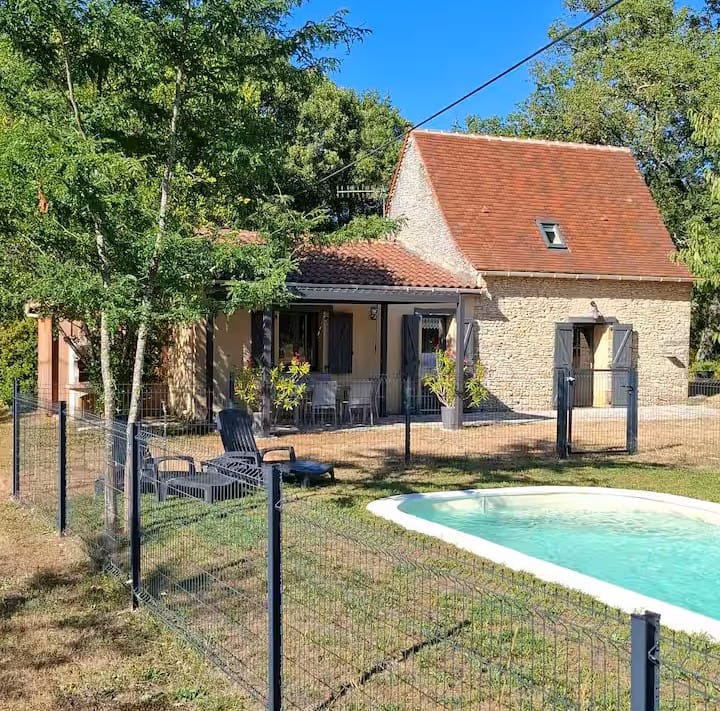 Point De Chute Ideal Gîte 5 Pers Climatisé Piscine - Lot