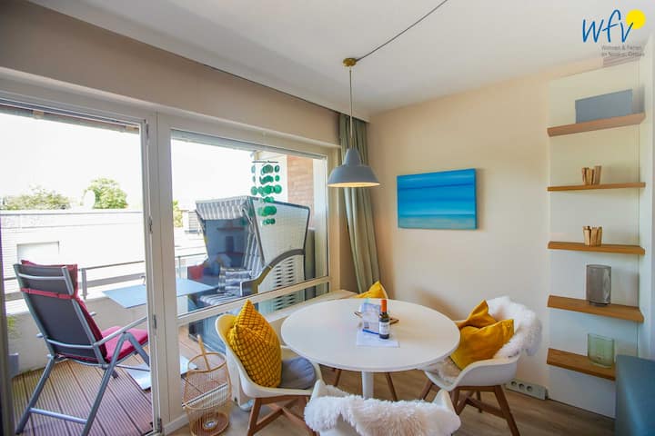 Haus Kiebitz Ferienwohnung Strandkörbchen - Borkum