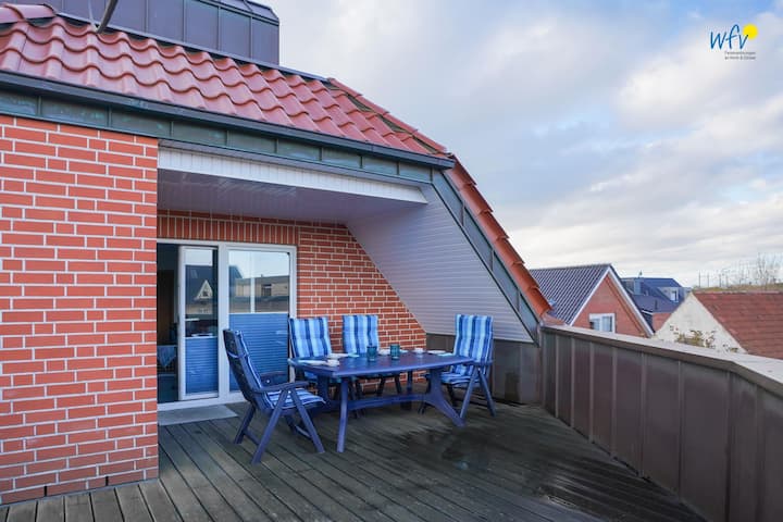 Traumschiff Borkum Ferienwohnung Oberdeck - Borkum