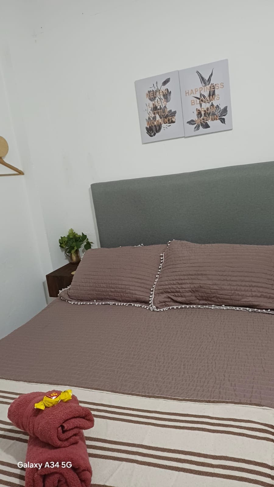 Estudio con cama queen