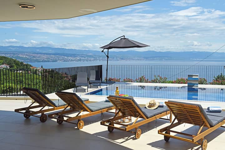Villa Lume Luxury Aparment Sea View Palm 3 - Lovran