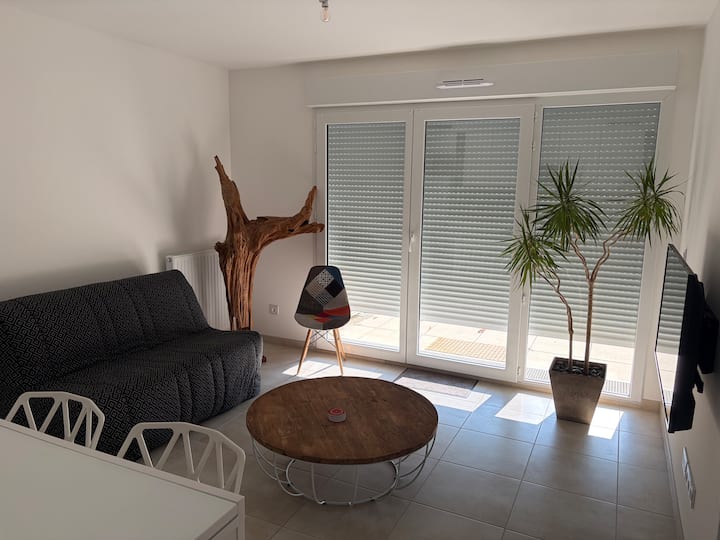 Le 29 Park & Fly T3 Terrasse Et Parking Privé - Vertou