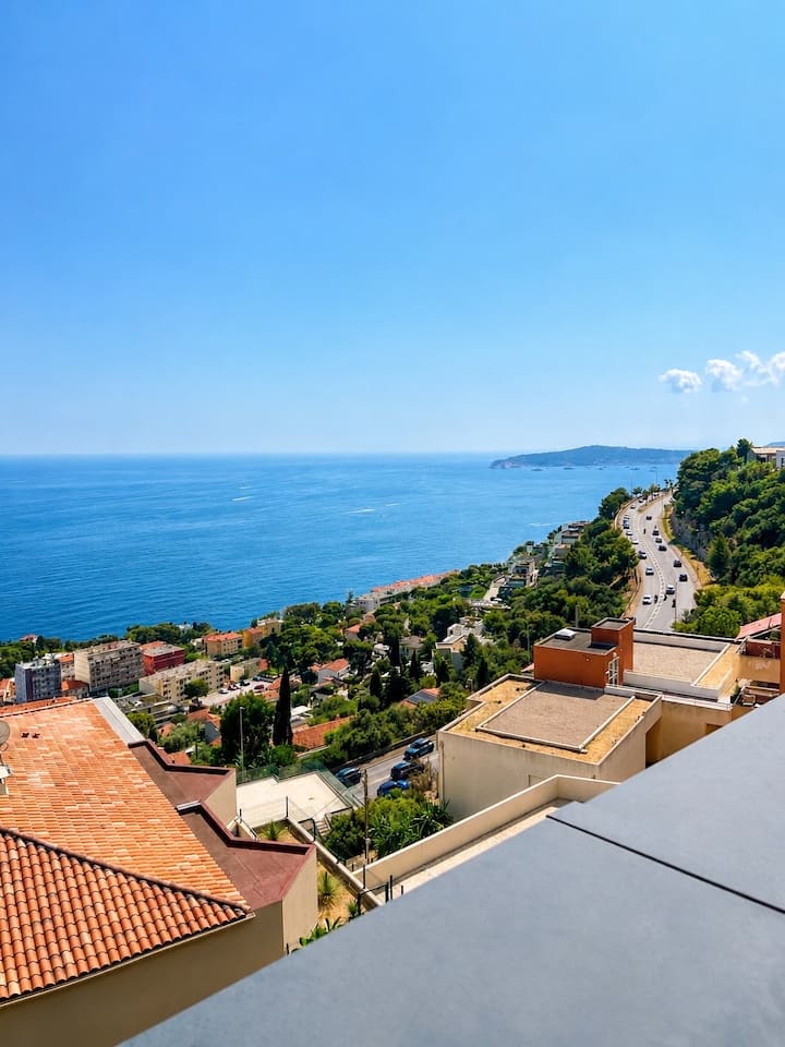 Studio Lumineux Avec Terrasse Privée / Cap Dail - Cap-d'Ail