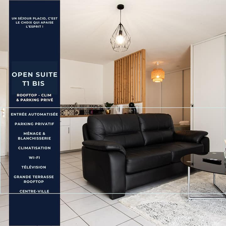 Lopen Suite T1 Bis Rooftop Clim & Parking - Istres
