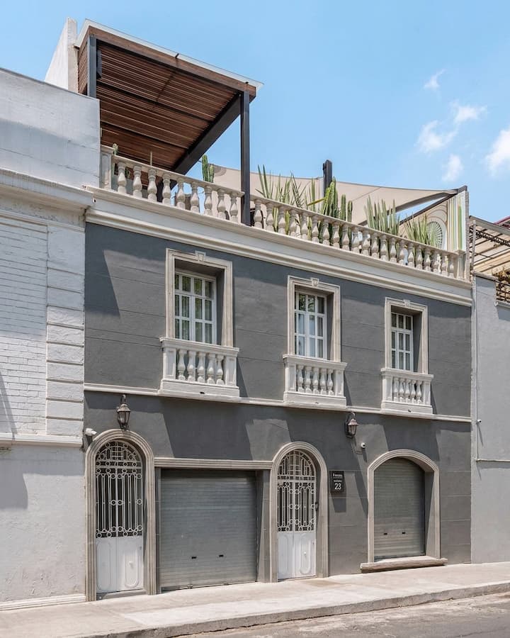 New 6br Complete House In Roma Norte & Terrace - Mexico City