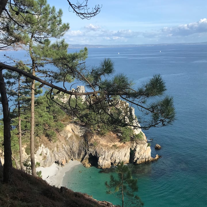 Appartement Douillet à 40m De La Plage - Crozon