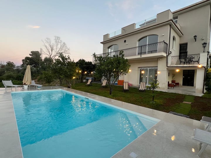 Casa Musica Suite In Villa Con Piscina Panoramica - Naxos