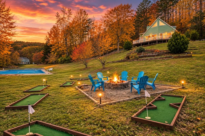 Luxe Cabin | Private Pickleball, Hot Tub, Golf