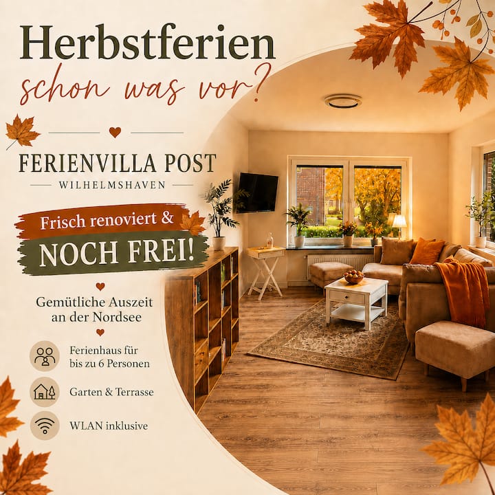 Ferienhaus Villa Post - Wilhelmshaven