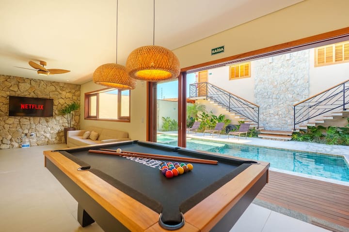 Casapremium - 8 Qtos Piscina Aquecida Praia Grande - Ubatuba