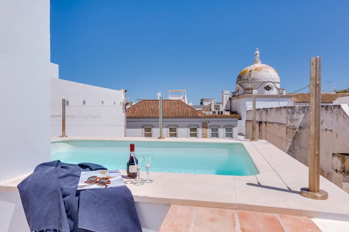 Casa Aurora | 2ch · Rooftop & Pool · Olhão Centre - Faro