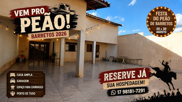 Casa Grande Festa Rodeio - Barretos, SP, Brasil