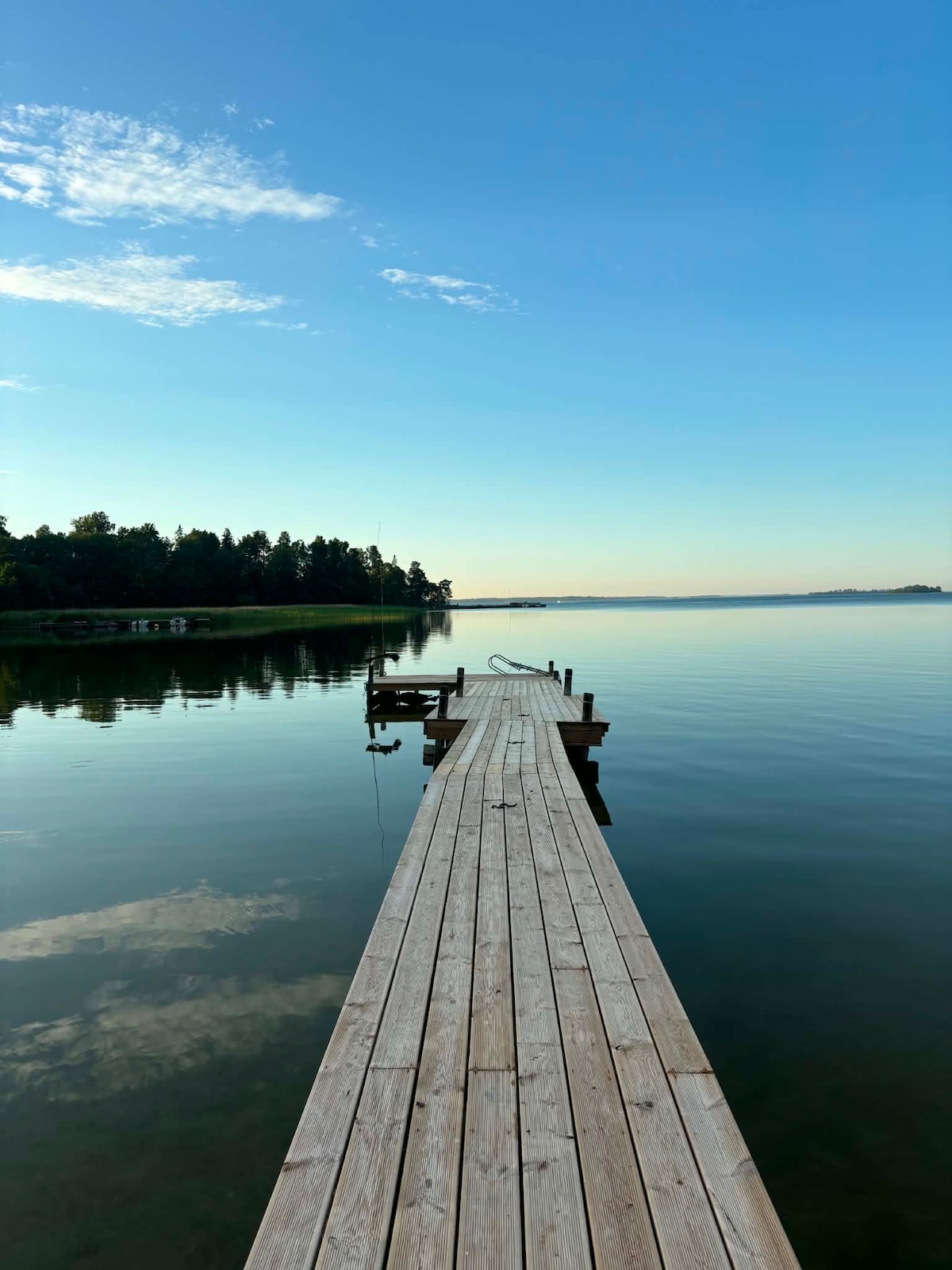 Waterfront house with dock on Blidö