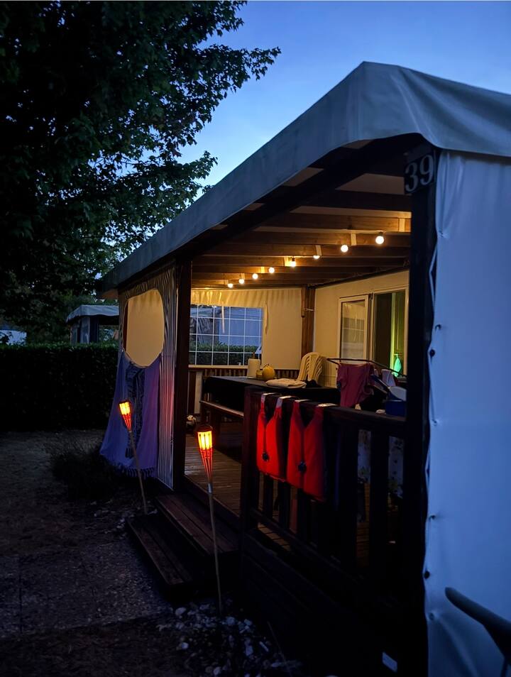 Mobile Home Climatisé 2 Chambres - Biscarrosse