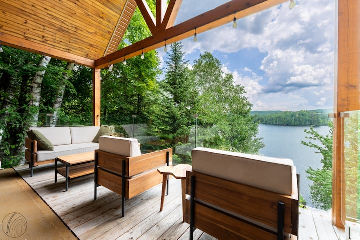 La Paix Dans Le Nord | Lac Brulé | Spa | Sauna - Rawdon