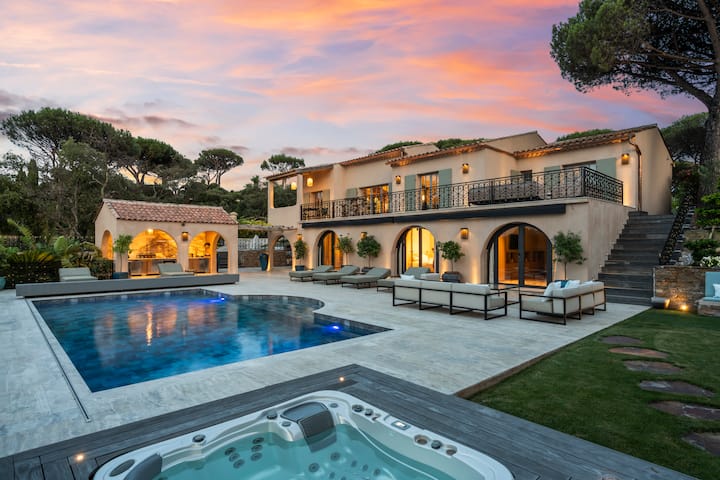 Villa 8 Chambres à 3mn Des Plages De Pampelonne - Saint-Tropez