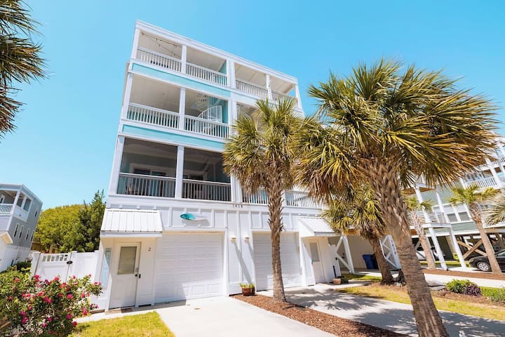 Rooftop Deck With Ocean Views - Walk To The Beach - Carolina Beach, NC