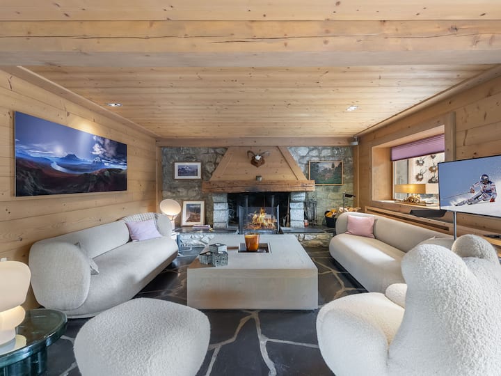 Chalet Familial Rénové Avec Sauna Près Des Pistes - Méribel