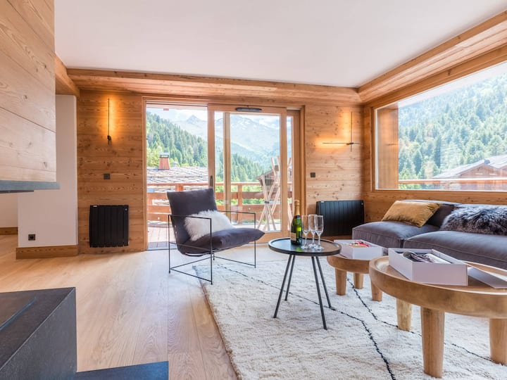 Chalet Rénové 5 Chambres Avec Garage à Méribel - Courchevel