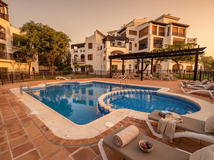 El Valle Golf Residence | Private Terrace & Pools - El Palmar
