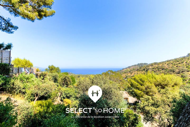 Maison Vue Mer En Pinède Par Selectsohome - Bormes-les-Mimosas
