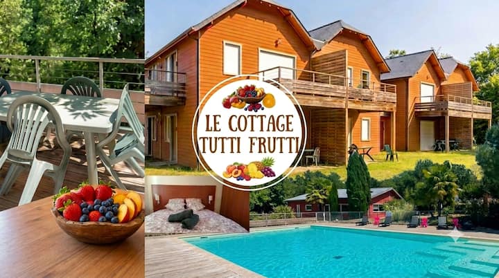 Cottage Tutti Frutti, Résidence Calme Piscine. - France