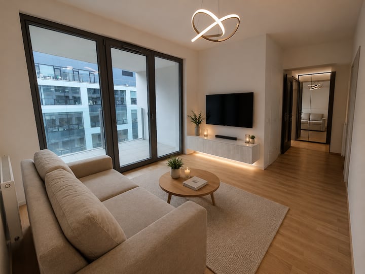 2kk Apartment New Building Karlin Praha 8 - Prag