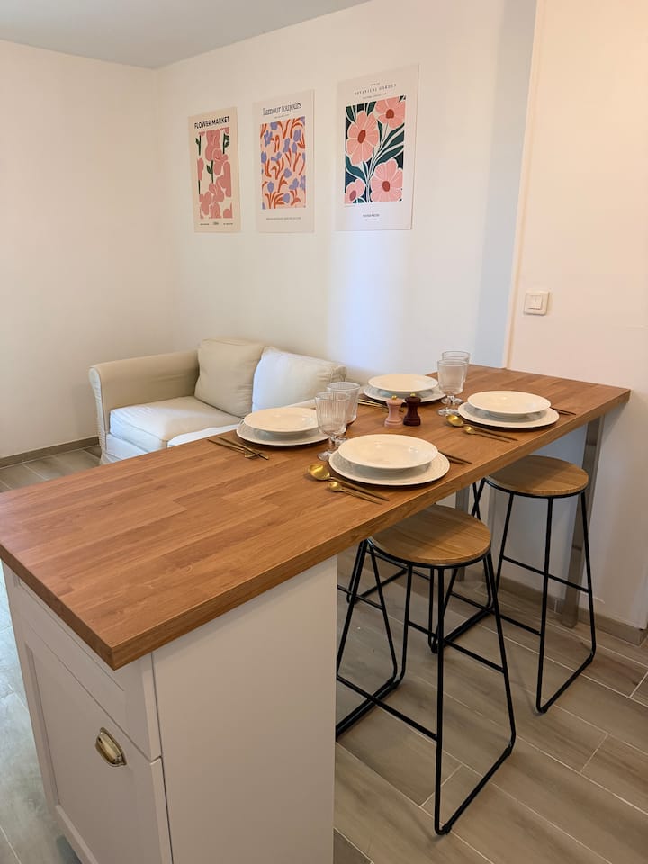 Appartement Cosy - Tram Au Pied - Lyon 10 Min - Bron