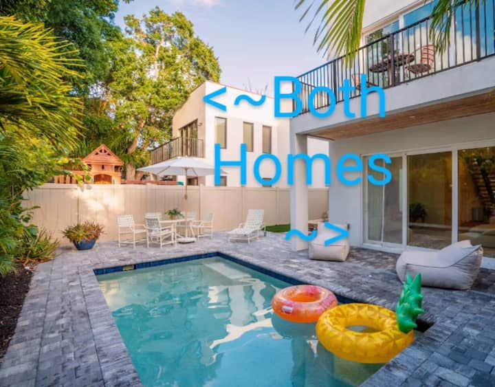 Quad Villas Sleeps 52 Private Pool+hot Tubs+bbq - Sarasota, FL