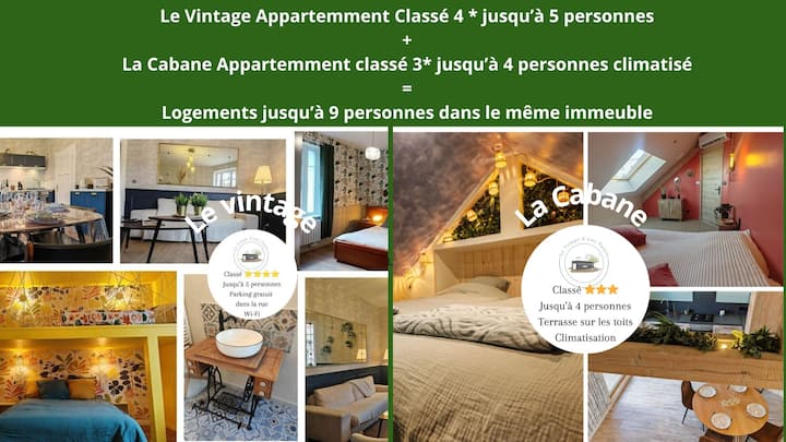 Le Vintage 4* Et La Cabane 3* Jusqu'à 9 Personnes - Metz