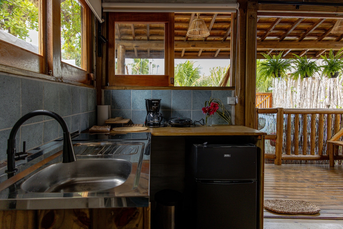 Foto do anúncio de Casa Sintonia - tranquila e bem localizada, para 2 em Lagoa do Paraíso, Jijoca de Jericoacoara