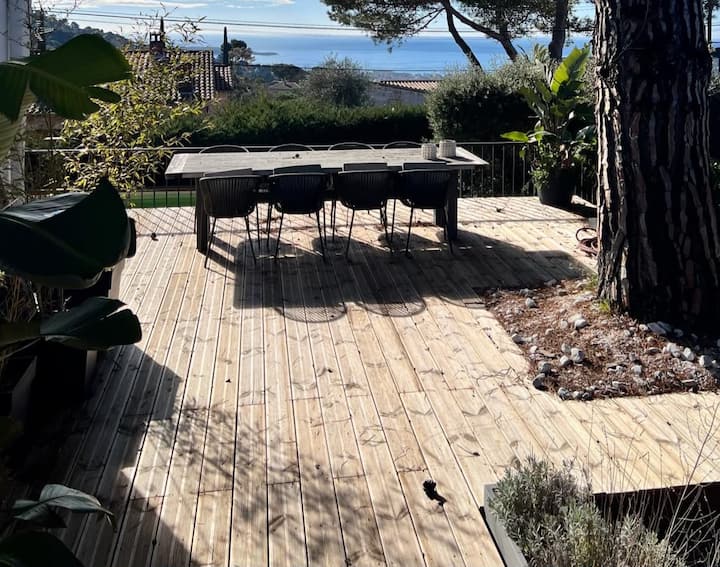 Cannes Hills Retreat With Sea View - Mougins