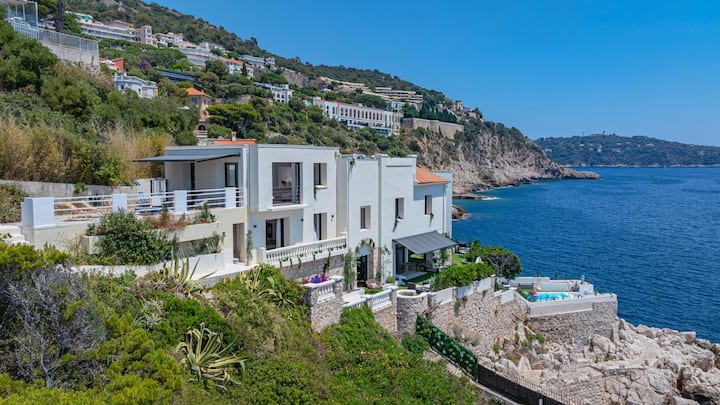 Villa Pieds Dans Leau Accès Mer Dauphins - Nice