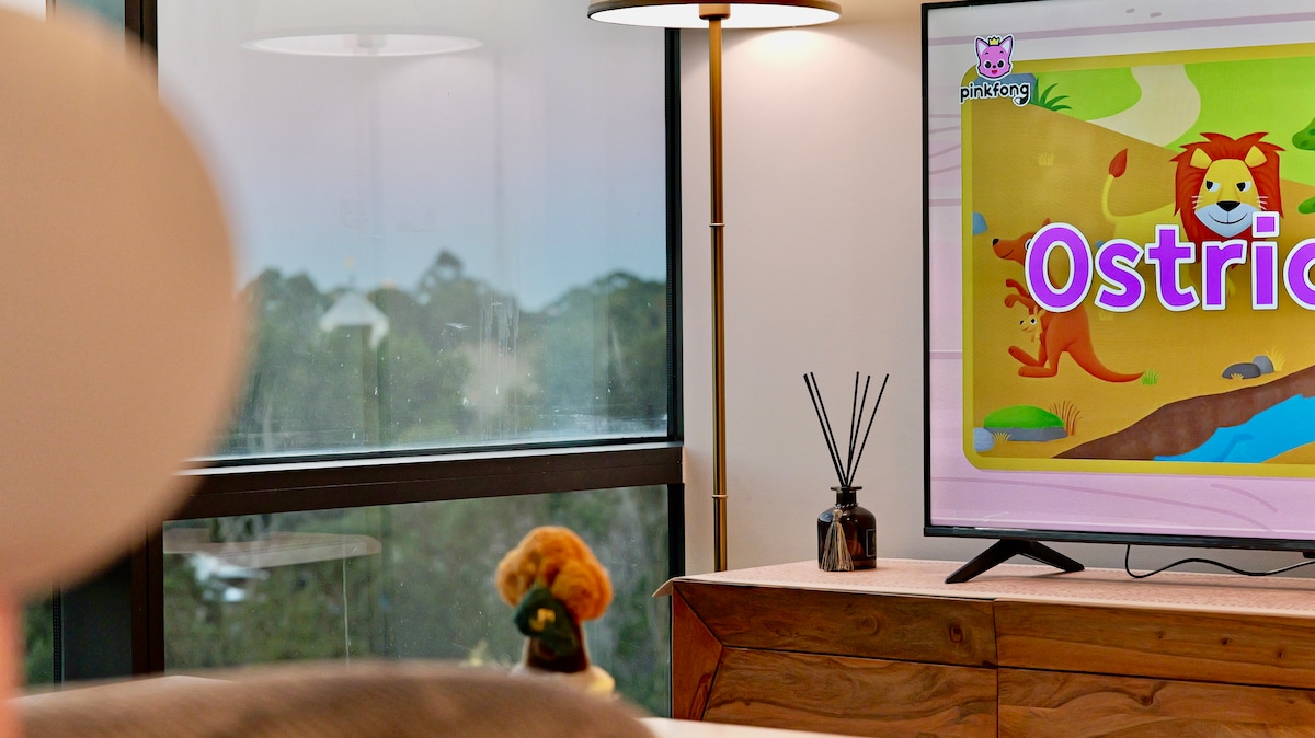 A Curated Home. Family Retreat. Park View. Netflix