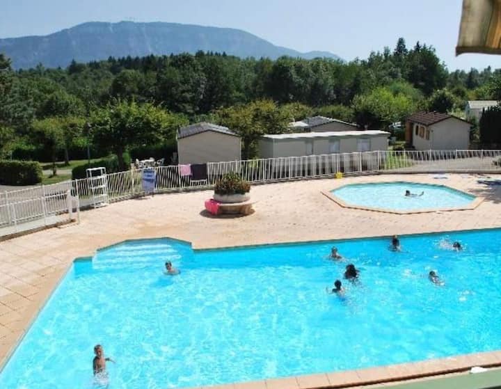 Bungalow Récent - Camping Avec Piscine - Lac d'Aiguebelette