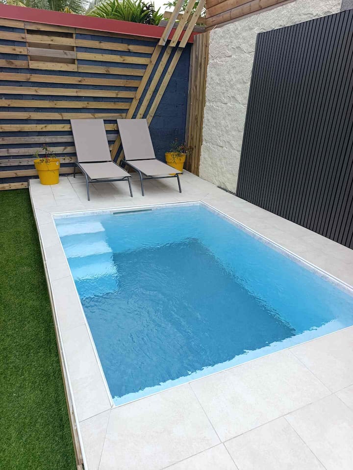 Villa Zawel, Terrasse, Jardin & Piscine Privée - Guadeloupe