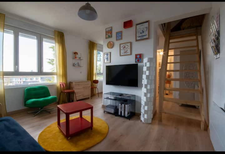 Grand Studio 4 Personnes Avec Mezzanine - Saint-Nazaire