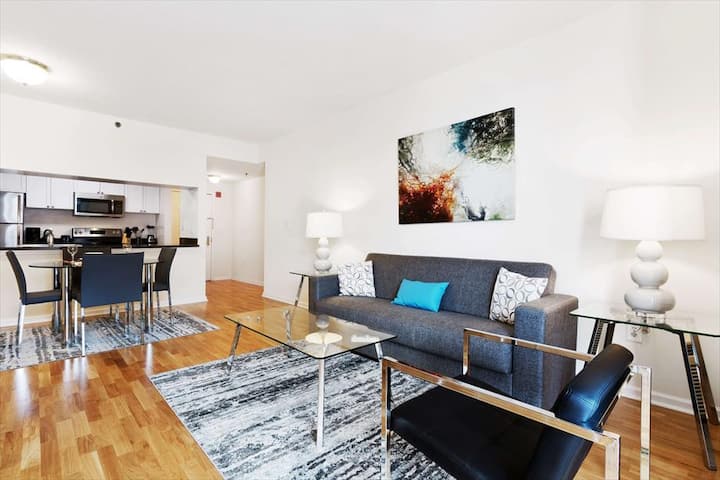 Explore The Hoboken Waterfront, 1br With Rooftop - Hoboken, NJ